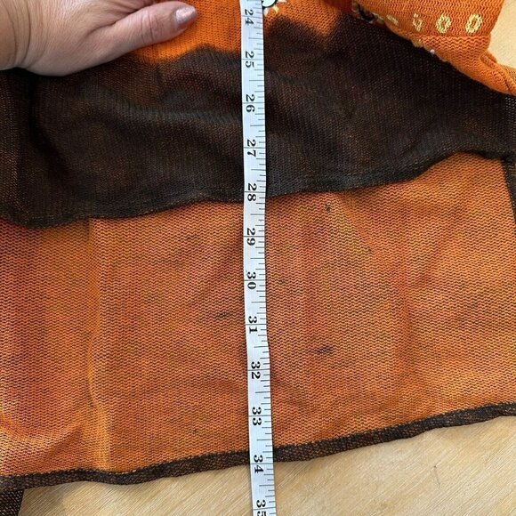 Orange and Brown Women's Top - Picture 15 of 15